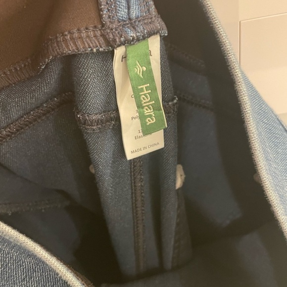 HALARA Blue Flare Wide Leg Jeans 👖 size Large - Picture 7 of 8